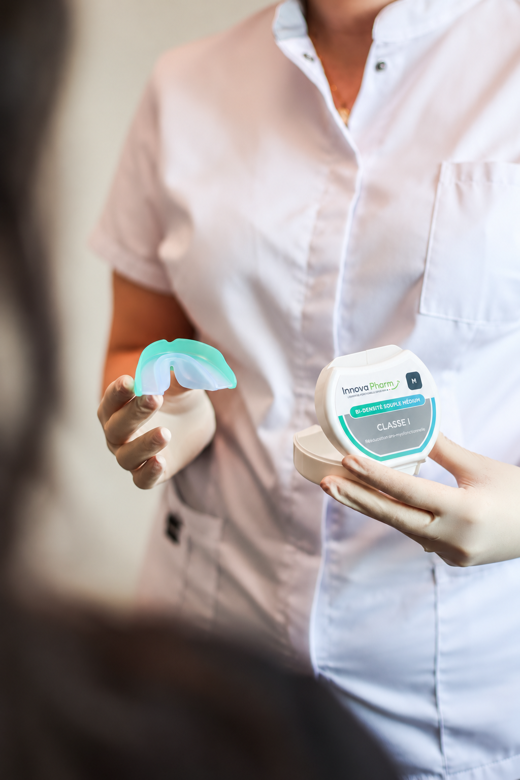 Démonstration clinique d’un appareil dentaire