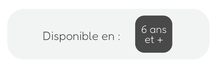 Dispo en 6 ans et +